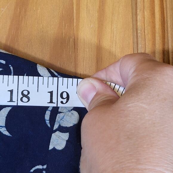 Vintage Chinese robe block Printed blue size MED Frendship S'hai - Picture 8 of 11